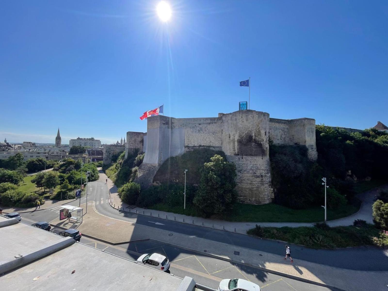 Castle - Vue Sur Le Chateau - Hypercentre Caen Zewnętrze zdjęcie